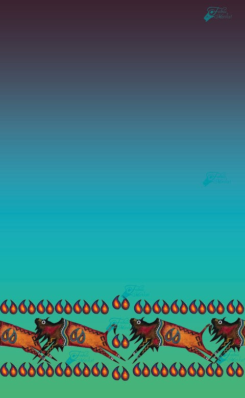 Buffalo Border Gradient