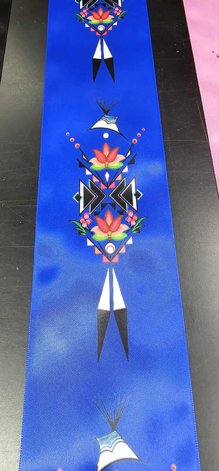 Floral Teepee Design in Collaboration with Marian Mike