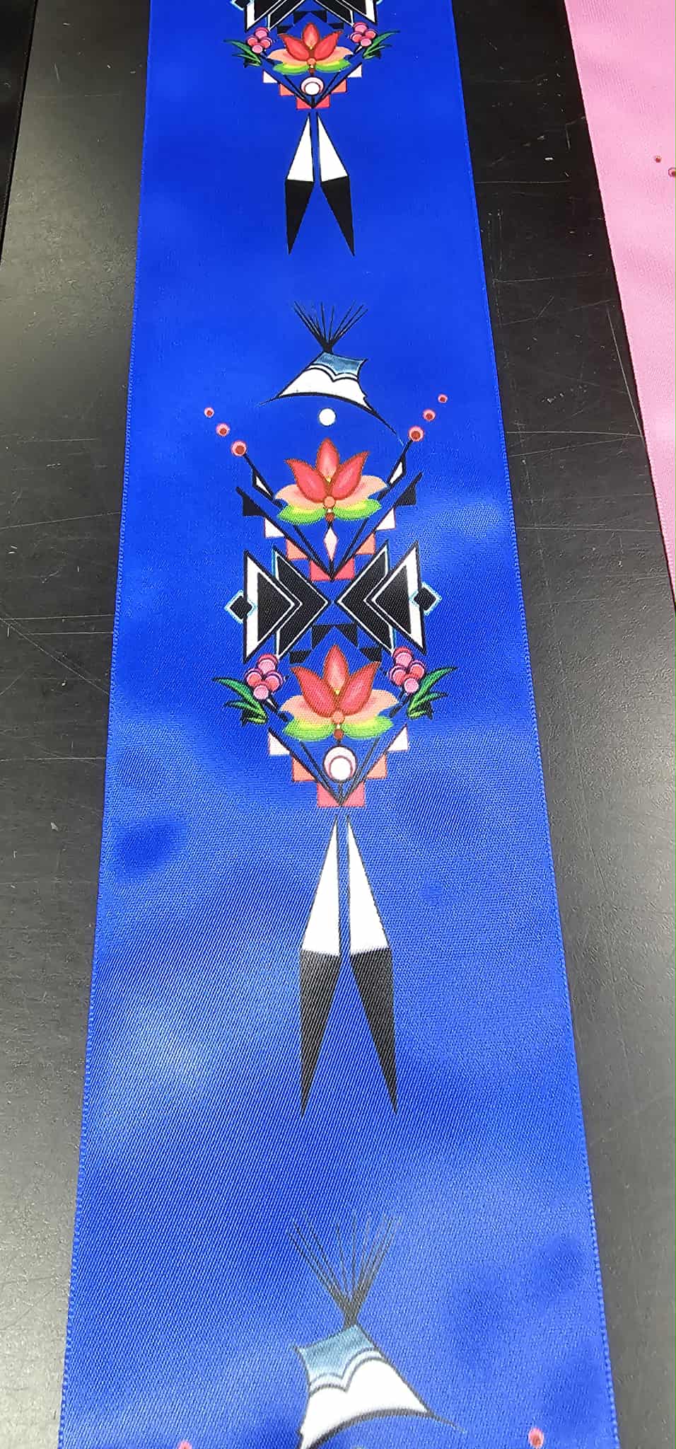 Floral Teepee Design in Collaboration with Marian Mike