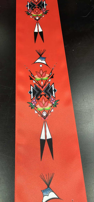 Floral Teepee Design in Collaboration with Marian Mike