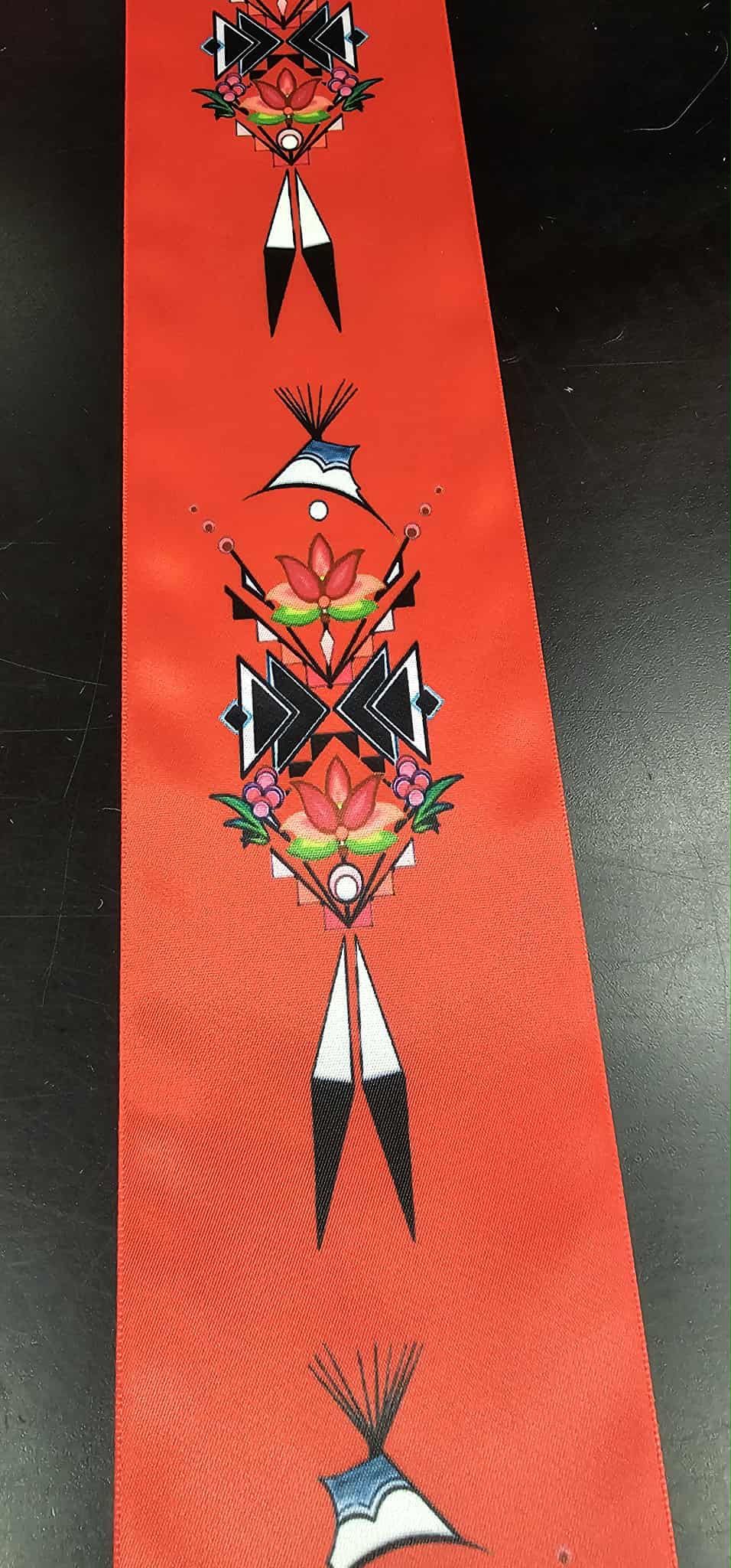 Floral Teepee Design in Collaboration with Marian Mike