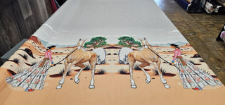 Lady with Horse Design in Collaboration with Marian Mike