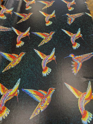 SHATTERED GLASS HOLOGRAPHIC FABRIC