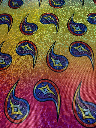 SHATTERED GLASS HOLOGRAPHIC FABRIC