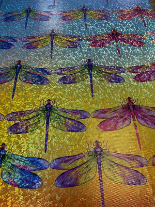 SHATTERED GLASS HOLOGRAPHIC FABRIC