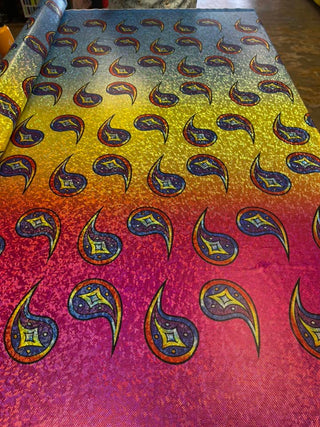 SHATTERED GLASS HOLOGRAPHIC FABRIC