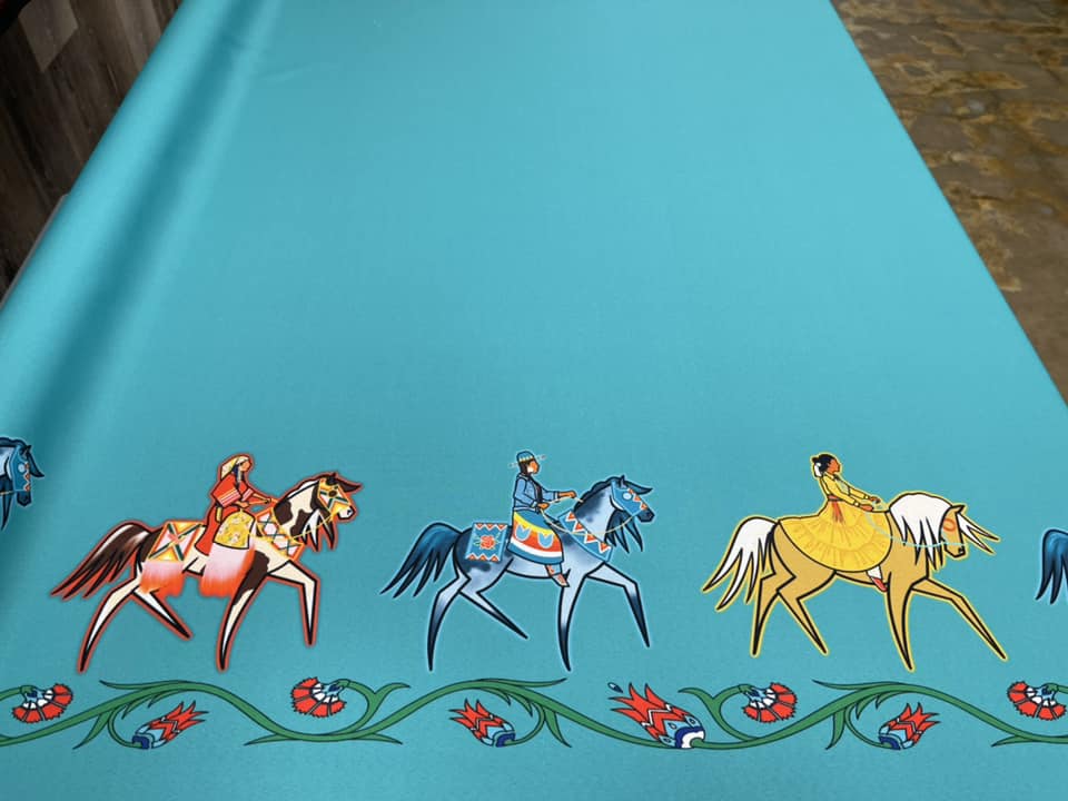 Ladies Horseback by Paula Topsky Houtz