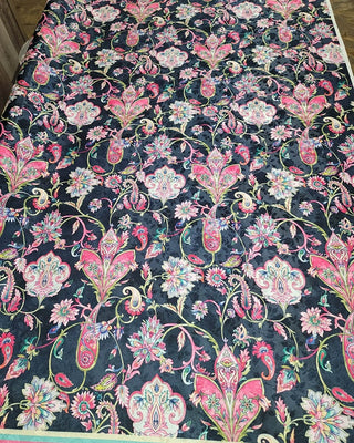 SATIN JACQUARD Floral Designs