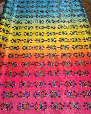 SATIN JACQUARD Floral Designs