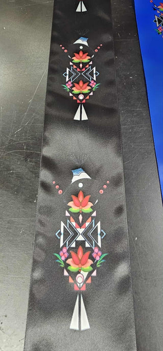 Floral Teepee Design in Collaboration with Marian Mike
