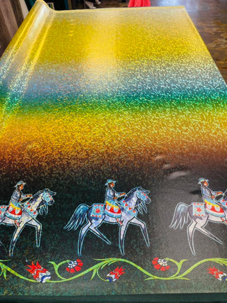 SHATTERED GLASS HOLOGRAPHIC FABRIC