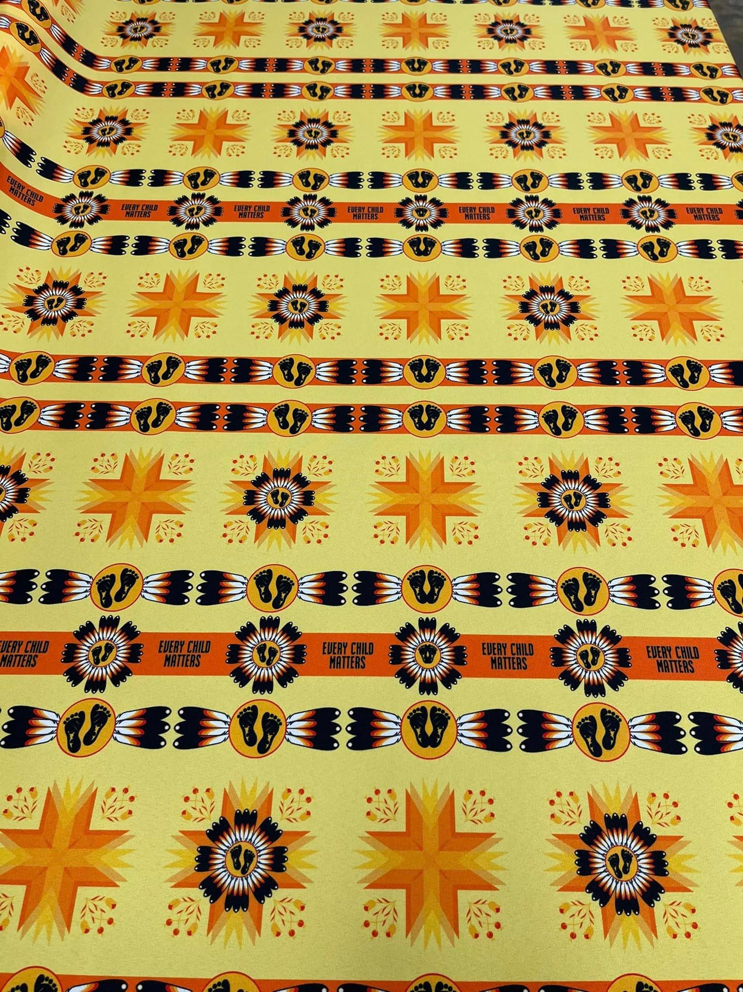 EVERY CHILD MATTERS Design Fabric by Paula TopSky Houtz