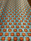 SATIN JACQUARD with  Rose All Over Design Fabric by Paula TopSky Houtz