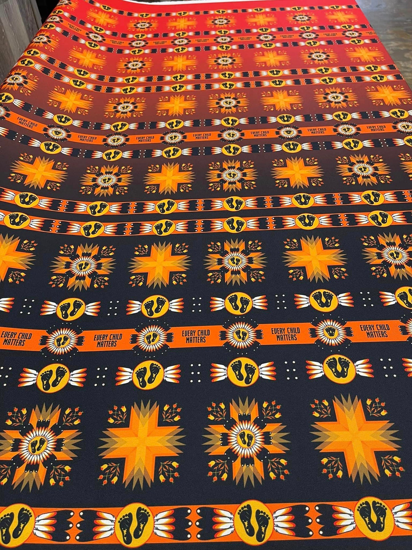 EVERY CHILD MATTERS Design Fabric by Paula TopSky Houtz