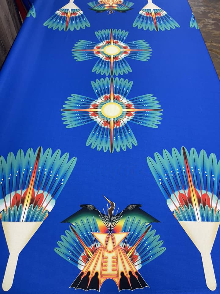 NAC Waterbird Fabric by Paula TopSky Houtz