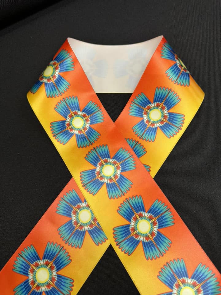 NAC Waterbird design by Paula TopSky Houtz 3" Ribbon