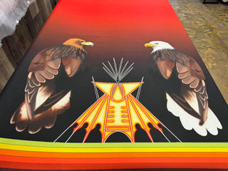 NAC Eagles design Fabric by Paula TopSky Houtz