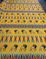 Geometric bead work with Elk design Fabric by Paula TopSky Houtz