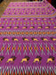 Geometric bead work with Elk design Fabric by Paula TopSky Houtz
