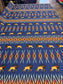 Geometric bead work with Elk design Fabric by Paula TopSky Houtz