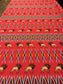 Geometric bead work with Elk design Fabric by Paula TopSky Houtz