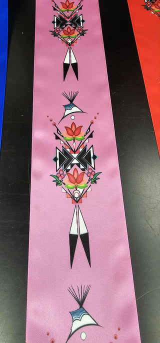 Floral Teepee Design in Collaboration with Marian Mike