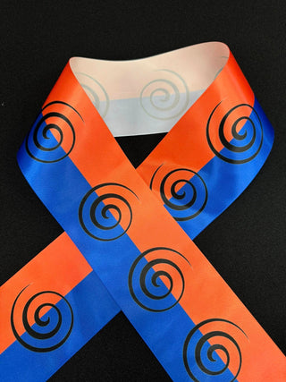 Quapaw Swirl 3" satin Ribbon