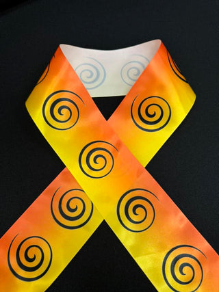 Quapaw Swirl 3" satin Ribbon