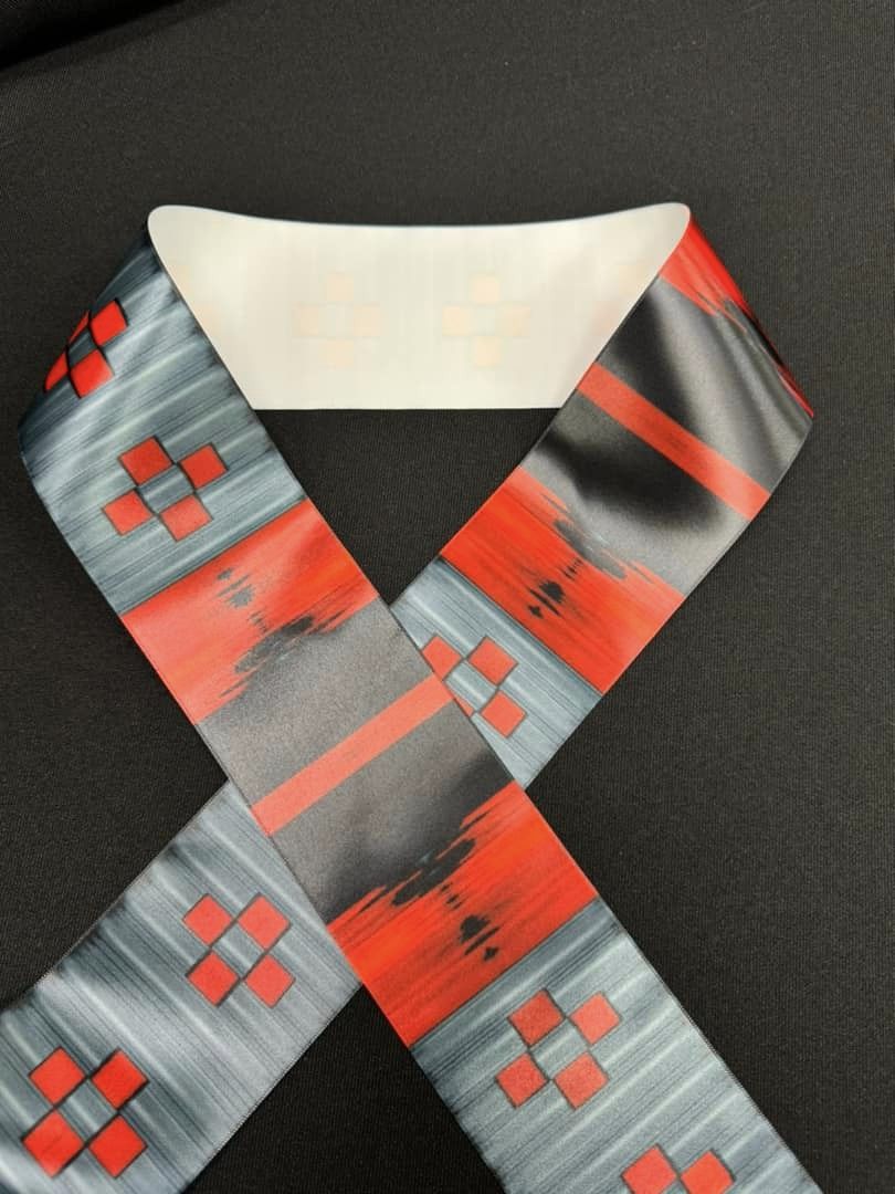Quillwork 3" satin Ribbon