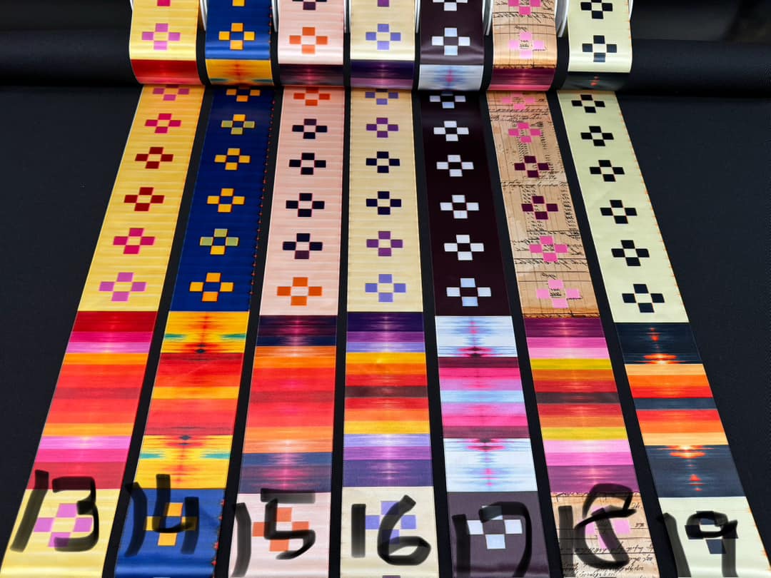 Quillwork 3" satin Ribbon