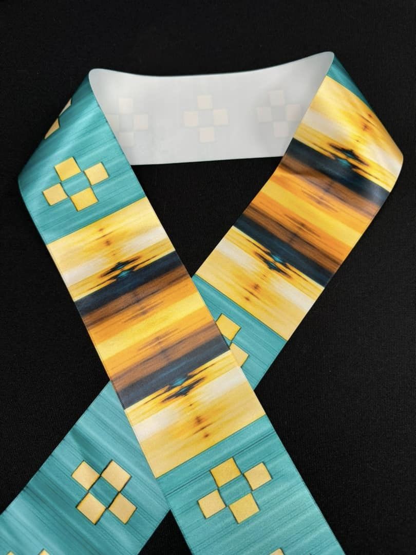 Quillwork 3" satin Ribbon