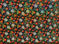 Strawberry Design on SHATTERED GLASS HOLOGRAPHIC FABRIC