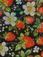 Strawberry Design on SHATTERED GLASS HOLOGRAPHIC FABRIC