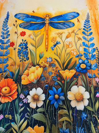 Dragonfly Border Design