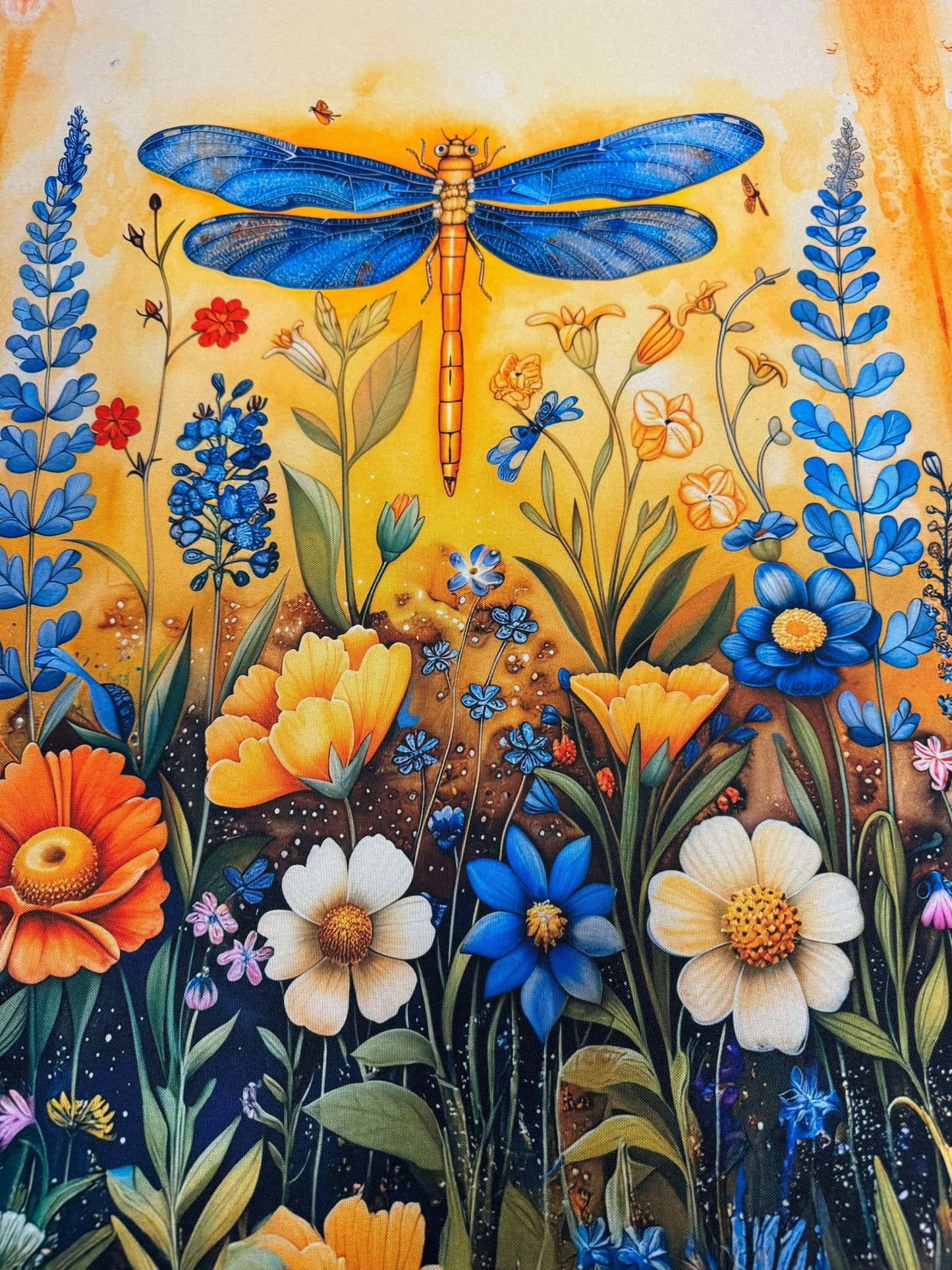 Dragonfly Border Design