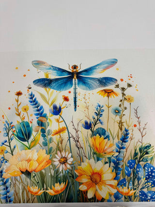 Dragonfly Border Design