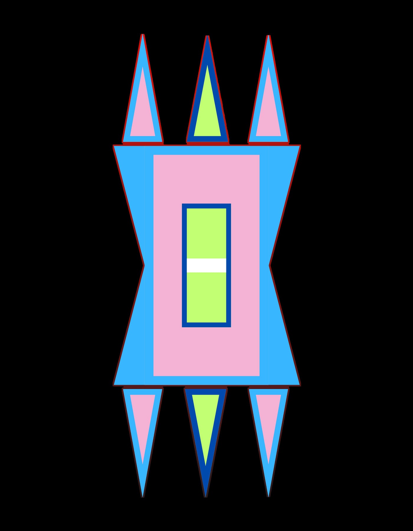 Bear Claw Geometric Design
