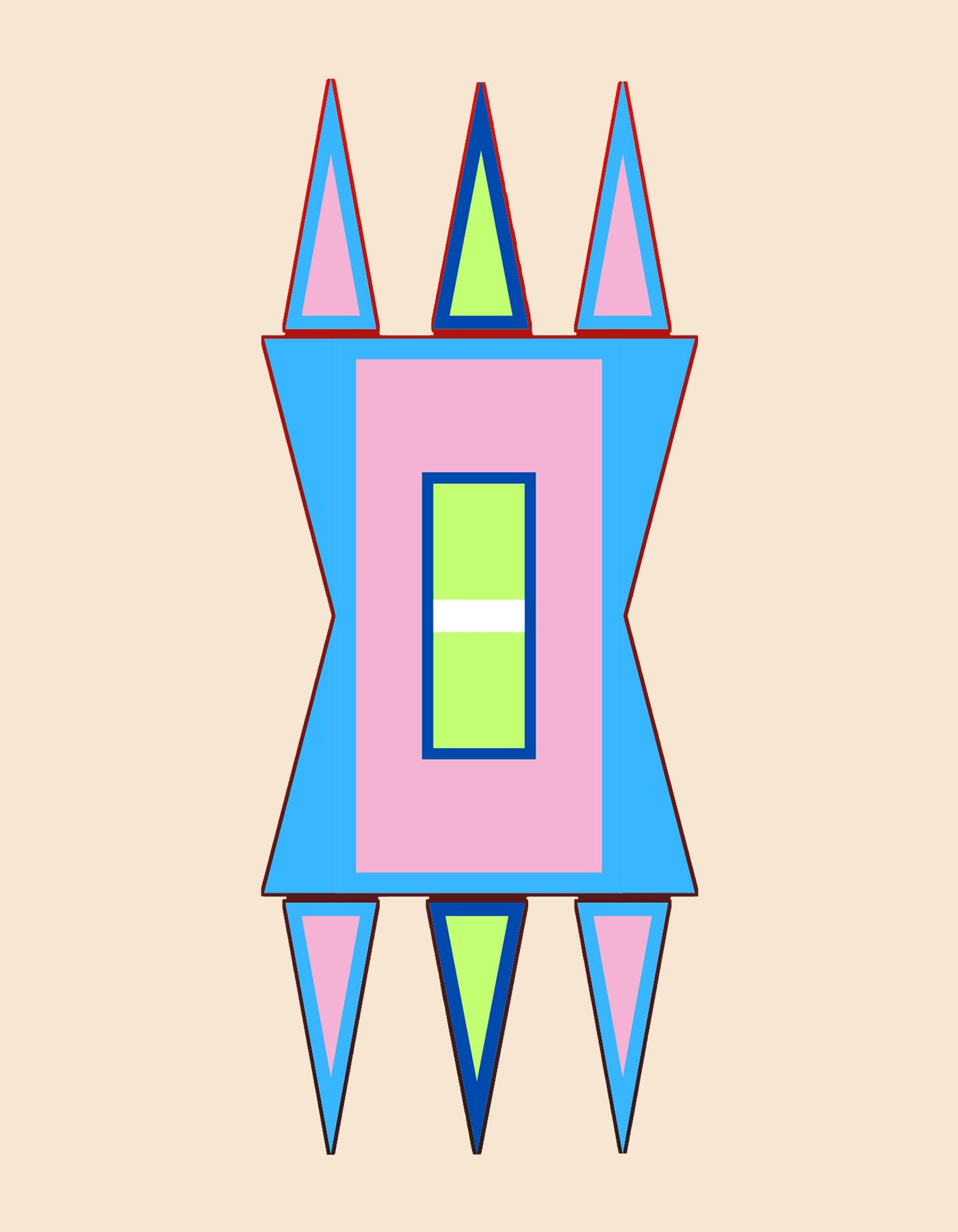 Bear Claw Geometric Design