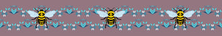 Bee design 3" Satin Ribbon in collaboration with Paula TopSky Houtz