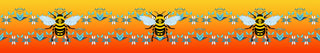 Bee design 3" Satin Ribbon in collaboration with Paula TopSky Houtz
