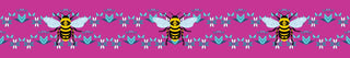 Bee design 3" Satin Ribbon in collaboration with Paula TopSky Houtz