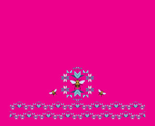 Bee design in collaboration with Paula TopSky Houtz