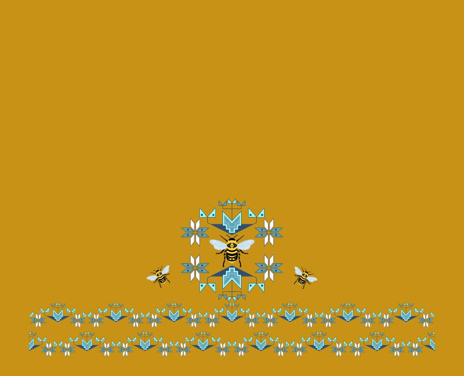 Bee design in collaboration with Paula TopSky Houtz