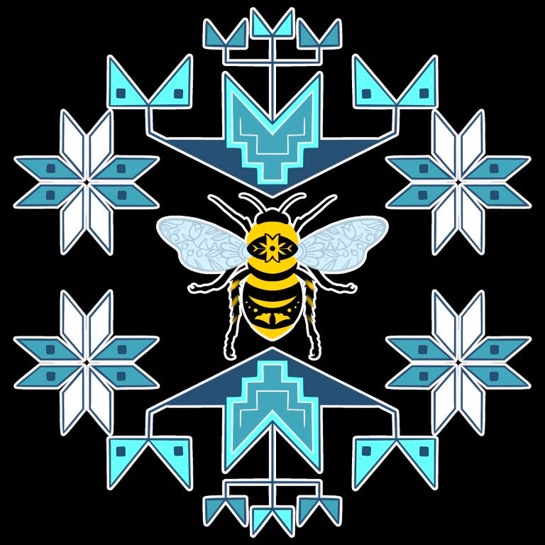 Bee design in collaboration with Paula TopSky Houtz