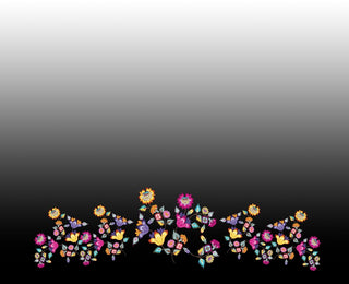 Chintz Floral 2 yard panel design