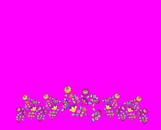 Chintz Floral 2 yard panel design