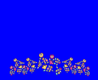 Chintz Floral 2 yard panel design
