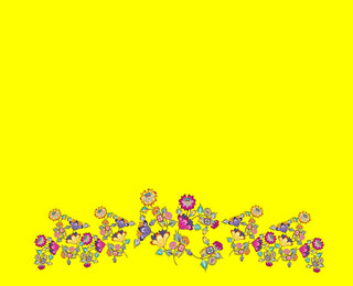 Chintz Floral 2 yard panel design