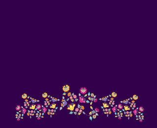 Chintz Floral 2 yard panel design