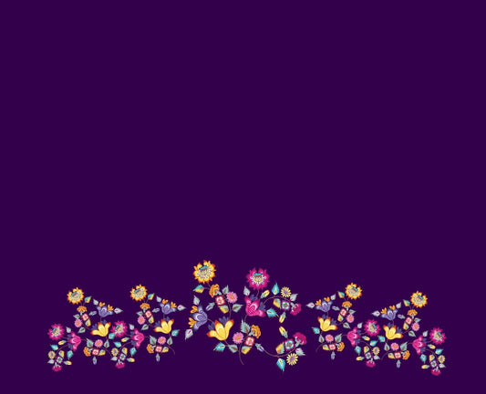 Chintz Floral 2 yard panel design